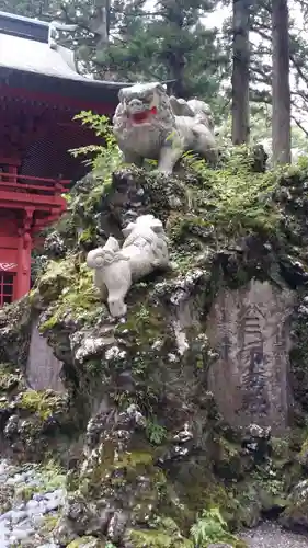 富士山東口本宮 冨士浅間神社の狛犬