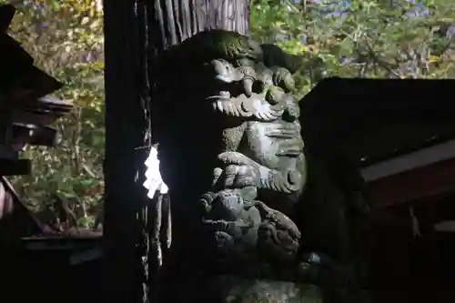 隠津島神社の狛犬