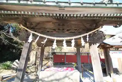 前玉神社の手水舎