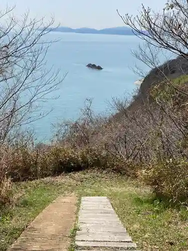 世界第一八百萬神之御殿　寄島分殿の景色