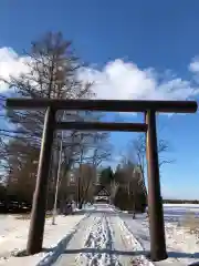 上更別神社の鳥居