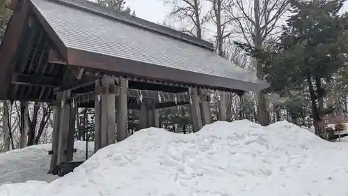 上川神社の手水舎