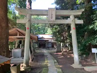 正一位山王宮の鳥居