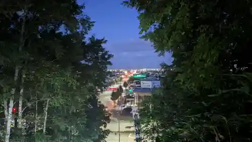 鷹栖神社の景色