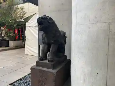 築土神社の狛犬
