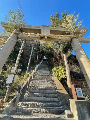 福浦金刀比羅宮の鳥居