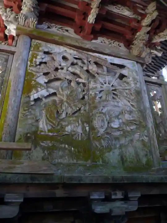 皆沢八幡宮本殿の芸術