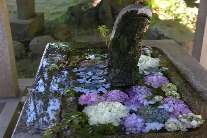 神炊館神社 ⁂奥州須賀川総鎮守⁂の手水舎