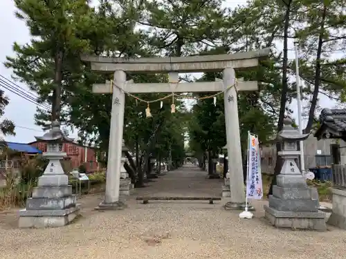 志那神社の鳥居