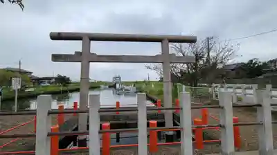 息栖神社の鳥居
