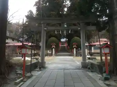 遠野郷八幡宮の鳥居