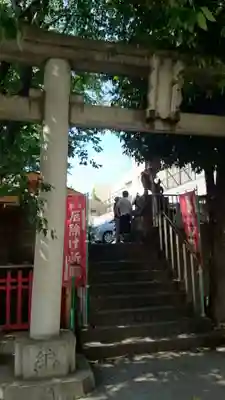 品川貴船神社の鳥居