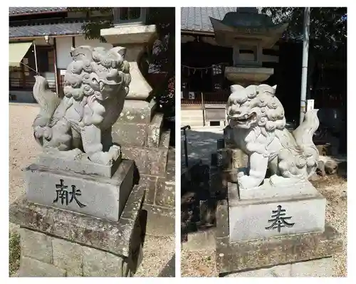 神館神社の狛犬