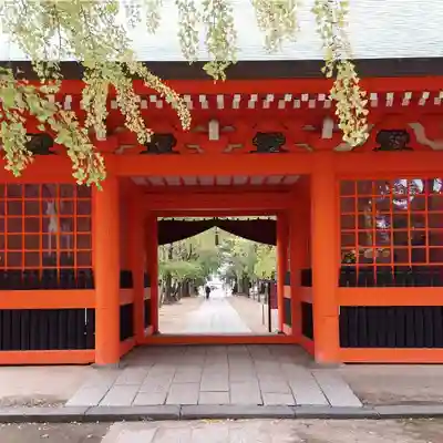 葛飾八幡宮の山門・神門