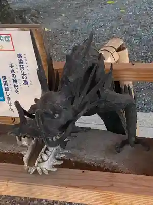 仲宿八幡宮の手水舎