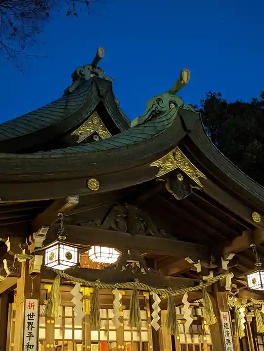 検見川神社の本殿・本堂