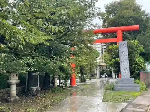 稲毛神社の鳥居