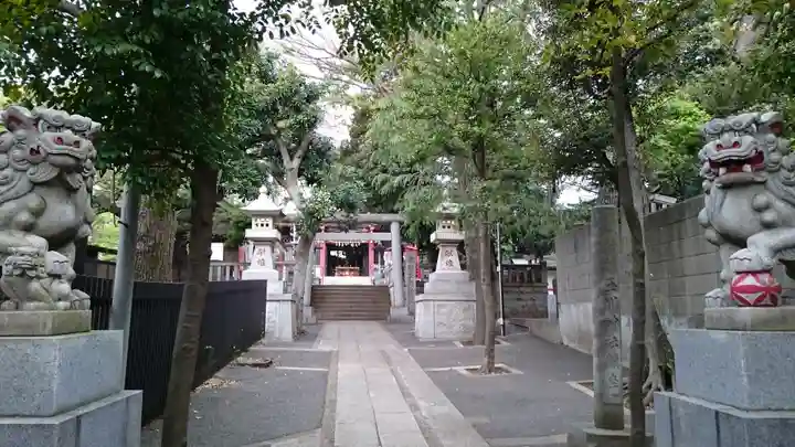 瀬田玉川神社の狛犬