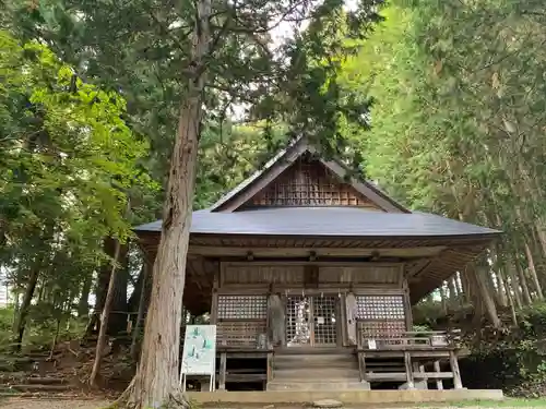 戸隠神社中社の本殿