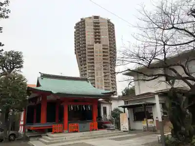 麻布氷川神社の本殿・本堂