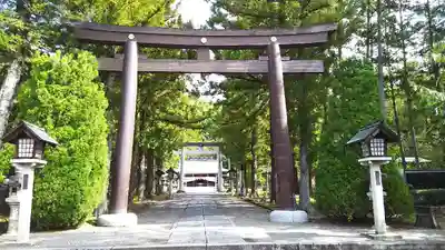 山梨縣護國神社の鳥居