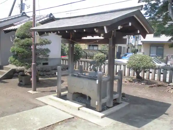 杉山神社の手水舎