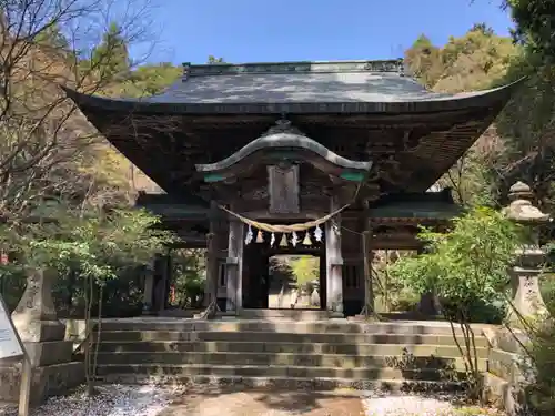 柞原八幡宮の山門