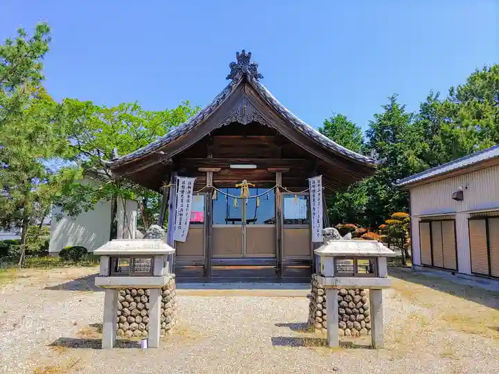 八劔社(竹田)の本殿・本堂