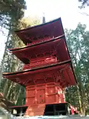 木幡山隠津島神社(二本松市)の塔