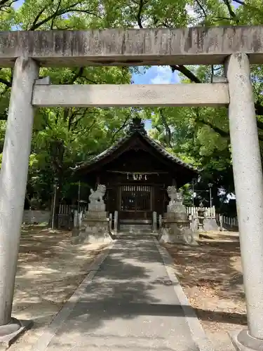 七所神社の鳥居