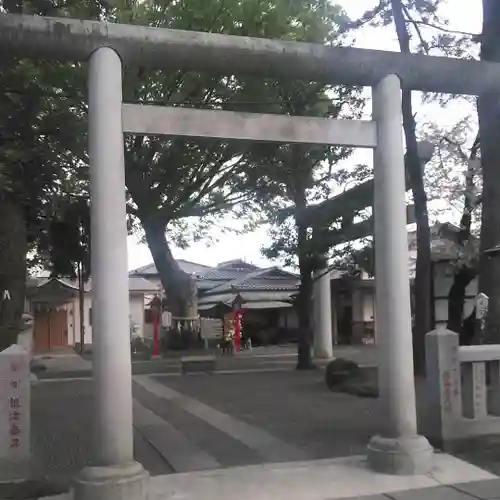 正ノ木稲荷 稲積神社の鳥居