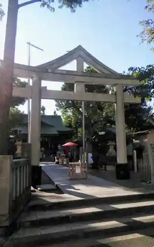 お三の宮日枝神社の鳥居