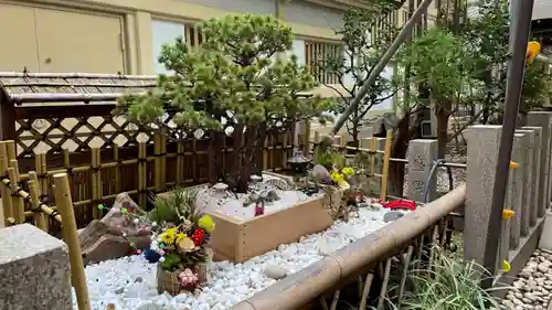 露天神社（お初天神）の庭園