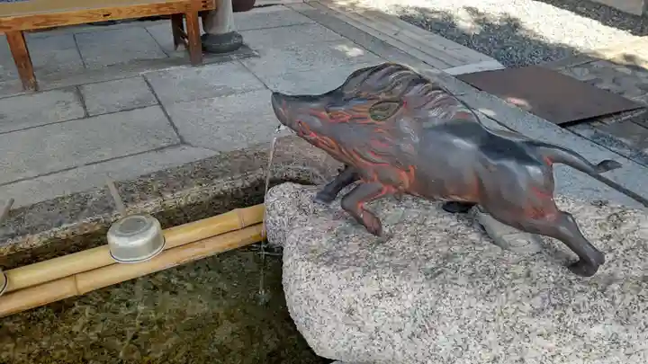 摩利支天堂 禅居庵の手水舎