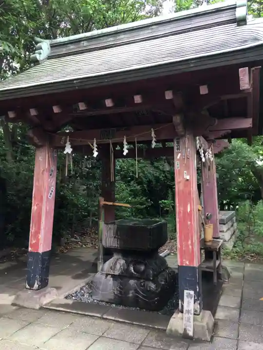 芝東照宮の手水舎