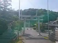 宇波西神社の鳥居