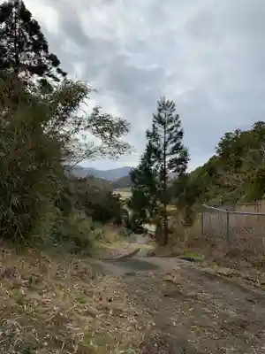 立岩観音堂の周辺