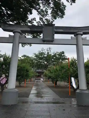 上里菅原神社の鳥居