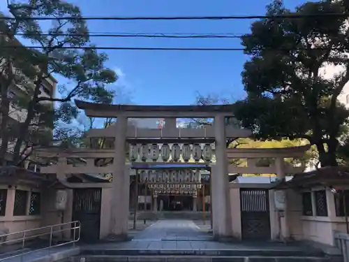 坐摩神社の鳥居