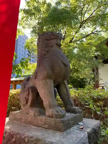 稲毛神社の狛犬