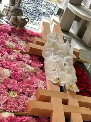 帯廣神社の手水舎