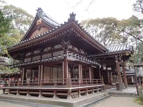 杭全神社の本殿・本堂