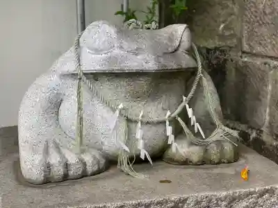 多摩川浅間神社の狛犬