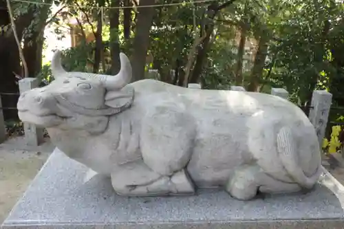 白山神社（二子町）の狛犬