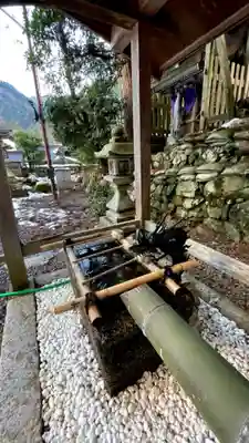 葛川息障明王院の手水舎