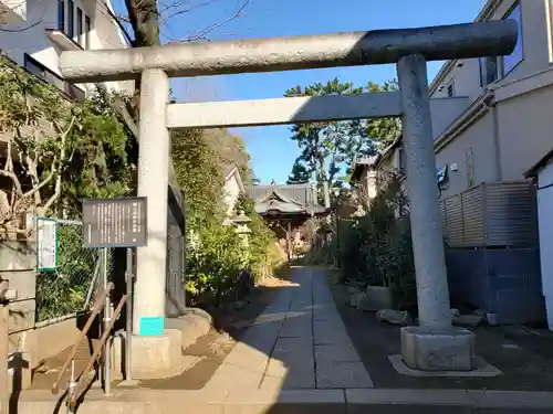 東玉川神社の鳥居