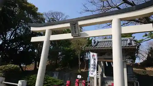 阿字神社の鳥居