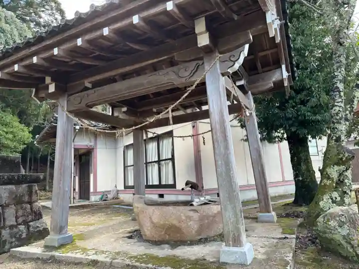 売布神社の手水舎
