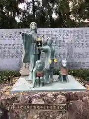 田村神社の像