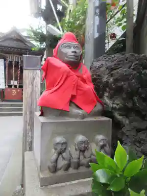 巣鴨猿田彦庚申堂の狛犬